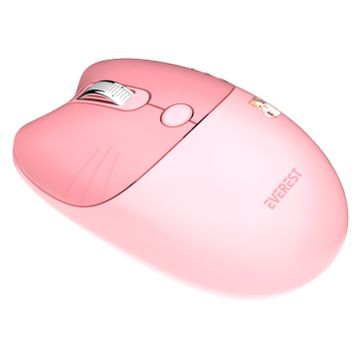 Everest Catty Mini KM-6285 Pembe TKL Kablosuz Klavye Mouse Seti