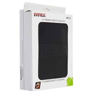 Everest KB-12 Siyah Tablet Klavye Kılıf