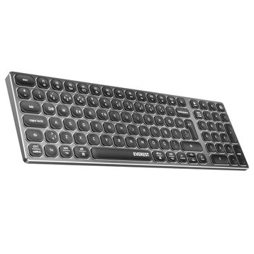 Everest KB-BT98 Beyaz Gri Kablosuz Klavye