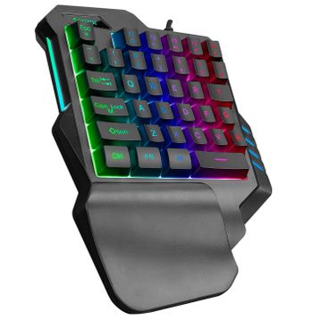 Everest KB-R177 Salvo Kabloluı Rainbow 35 Tuşlu Mini Oyuncu Klavye
