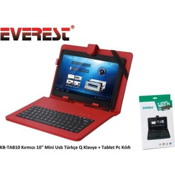 Everest KB-TAB10 Kırmızı Tablet Kılıfı