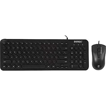 Everest KM-01K Siyah Usb Klavye Mouse Set
