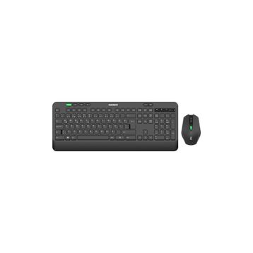 Everest KM-2620 Siyah USB Sessiz Switch Kablosuz Q Multimedia Klavye ve Mouse