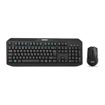 Everest KM-3335 Siyah 2in1 Kablosuz Q Multimedia Klavye ve Mouse Set