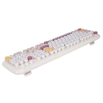 Everest KM-6284 Whisker Bej Kablosuz Klavye Mouse Seti
