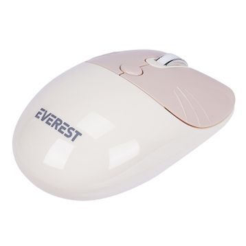 Everest KM-6284 Whisker Bej Kablosuz Klavye Mouse Seti