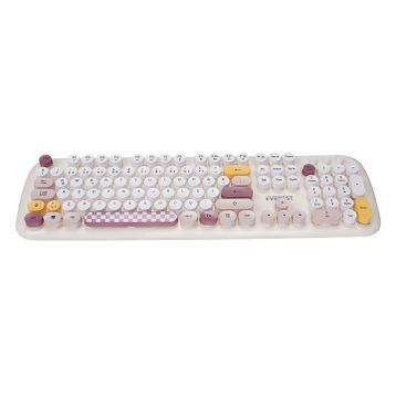 Everest KM-6284 Whisker Bej Kablosuz Klavye Mouse Seti