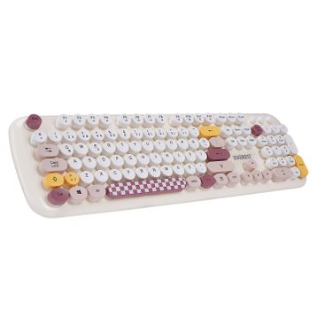 Everest KM-6284 Whisker Bej Kablosuz Klavye Mouse Seti