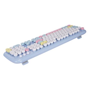 Everest KM-6284 Whisker Mavi Kablosuz Klavye Mouse Seti