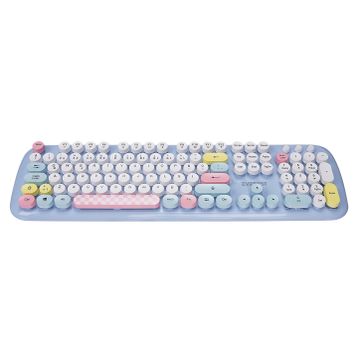 Everest KM-6284 Whisker Mavi Kablosuz Klavye Mouse Seti