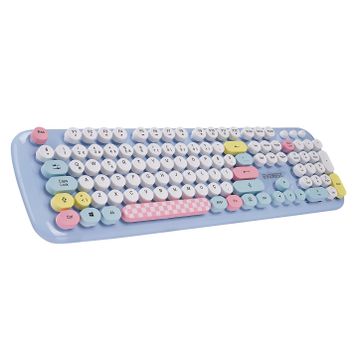 Everest KM-6284 Whisker Mavi Kablosuz Klavye Mouse Seti