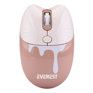 Everest KM-6286 Ice Cream Fildişi Kablosuz 2.4 + Bt Q Klavye + Mouse Set - Bej