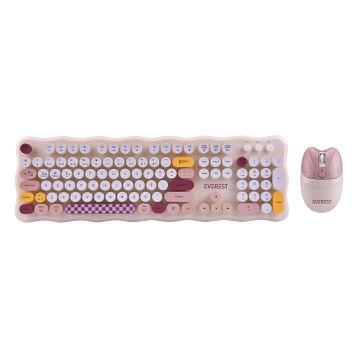 Everest KM-6287 Cookie Kablosuz Klavye Mouse Seti