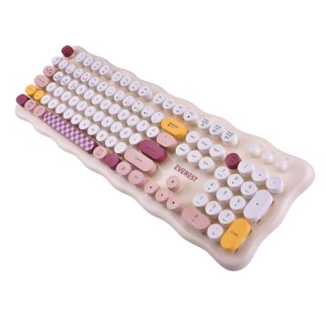 Everest KM-6287 Cookie Kablosuz Klavye Mouse Seti