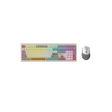 Everest KM-78 Rena RGB Kablosuz Gaming Klavye Mouse Seti