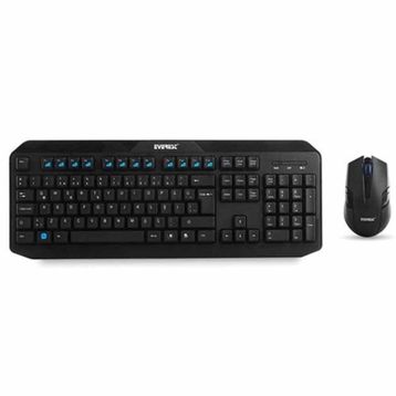 Everest KM-8000 Siyah Klavye Mouse Set