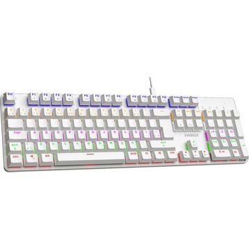 Everest Lumos KB-MK1 Beyaz Red Switch Kablolu Mekanik Gaming Klavye