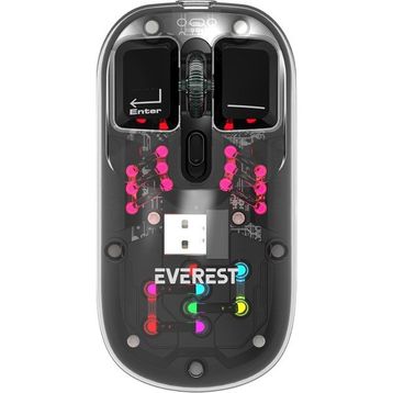 Everest Opal SM-BT89 Şarjlı Sessiz Optik Kablosuz Mouse