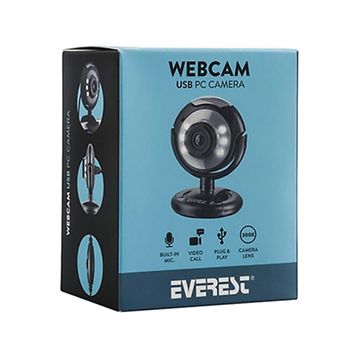 Everest SC 824 300K Usb Mikrofon Led Webcam
