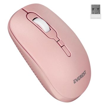 Everest SMW-89 Pembe Optik Kablosuz Mouse