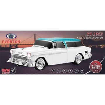 Everton RT-1950 Beyaz Arabalı Nostaljik Bluetooth Radyo