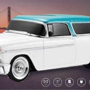Everton RT-1950 Beyaz Arabalı Nostaljik Bluetooth Radyo