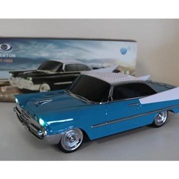 Everton RT-1950 Turkuaz Arabalı Bluetooth Fm-Usb-Tf-Aux Şarjlı Nostaljik Radyo
