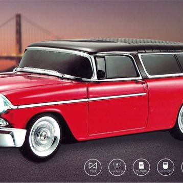 Everton RT-1951 Kırmızı Bluetooth FM-USB-TF-Aux Şarjlı Nostaljik Radyo