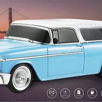 Everton RT-1952 Mavi Bluetooth FM-USB-TF -Aux Şarjlı Nostaljik Radyo