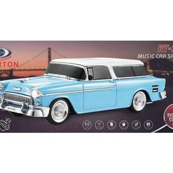 Everton RT-1952 Mavi Bluetooth FM-USB-TF -Aux Şarjlı Nostaljik Radyo