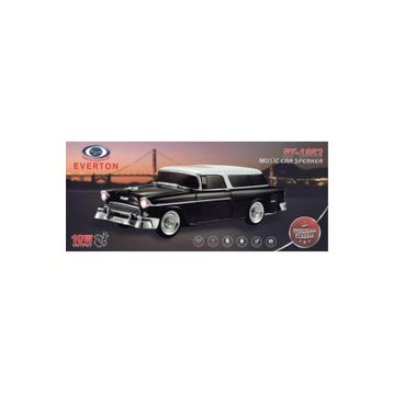 Everton RT-1952 Siyah Arabalı Bluetooth FM-USB-TF-Aux Şarjlı Nostaljik Radyo