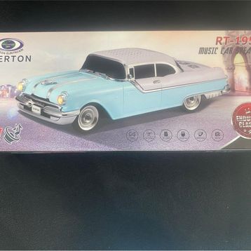 Everton RT-1954 Turkuaz Arabalı Bluetooth FM-USB-TF /Aux Şarjlı Nostaljik Radyo