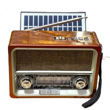 Everton RT-359 FM-AM-SW-Usb&Tf Player Güneş Enerjili Nostaljik Radyo