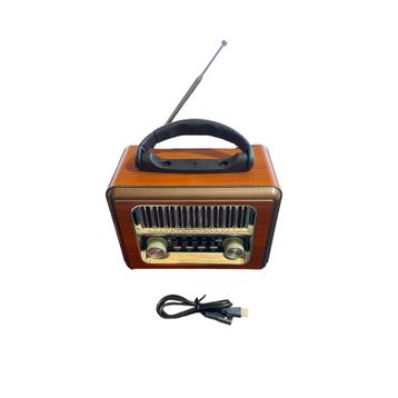 Everton RT-711-Usb-Tf-Am-Fm-Sw-Tws-Usb Güneş Eenerjili Nostaljik Radyo
