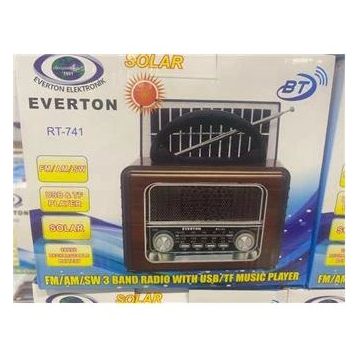 Everton RT-741 -FM-AM-SW-Usb-TF Card-Aux Nostaljik Radyo