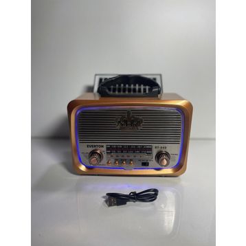 Everton RT-849 Güneş Panelli Nostaljik Bluetooth Radyo