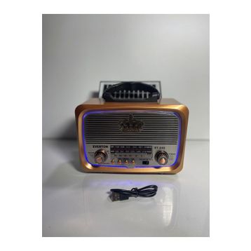 Everton RT-849 Güneş Panelli Nostaljik Bluetooth Radyo