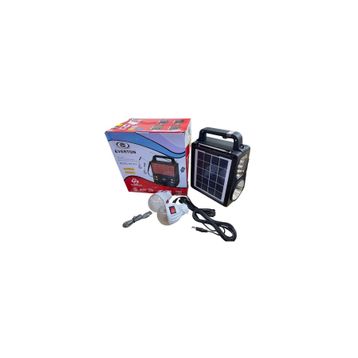 Everton RT-913 Güneş Enerjili Işıklı Bluetooth Radyo ve 2 Ampul Set
