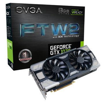EVGA Nvidia GeForce GTX 1070 FTW GAMING ACX 3.0 8GB 256Bit 08G-P4-6276-KR Ekran Kartı