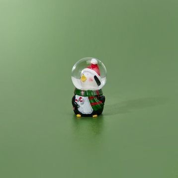 Evidea Deco 4x6 cm Renkli Penguen Figürlü Kar Küresi