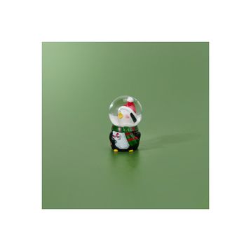 Evidea Deco 4x6 cm Renkli Penguen Figürlü Kar Küresi