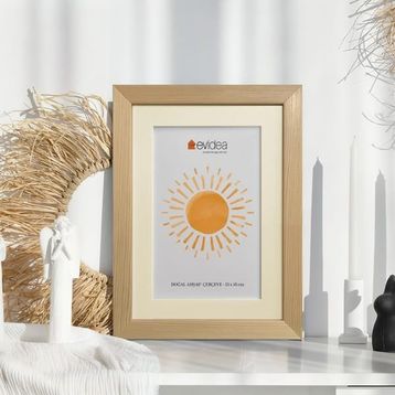 Evidea Deco Bej 13x18 cm Ahşap Çerçeve