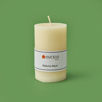 Evidea Deco Belluno Ekru 12 cm Mum