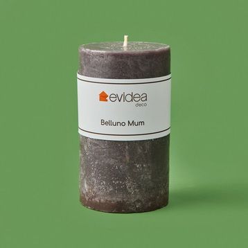 Evidea Deco Belluno Koyu Gri 12 cm Mum