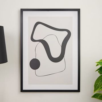 Evidea Deco Elegant Curves 50x70 cm Tablo