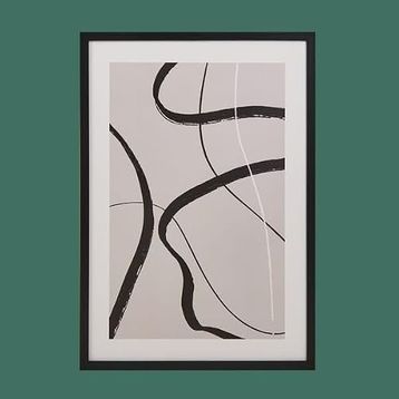 Evidea Deco Elegant Curves 50x70 cm Tablo