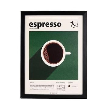 Evidea Deco Espresso Yeşil 30x40 cm Pano