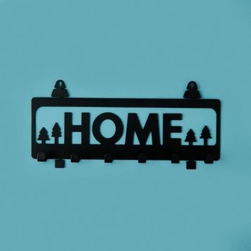 Evidea Deco Home Siyah 25x8 cm Anahtarlık