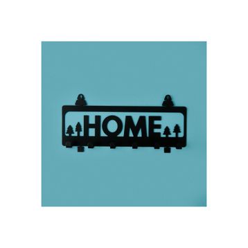 Evidea Deco Home Siyah 25x8 cm Anahtarlık