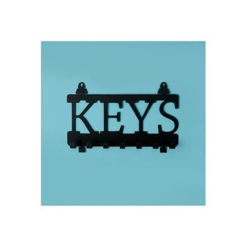 Evidea Deco Keys Siyah 22x10 cm Anahtarlık